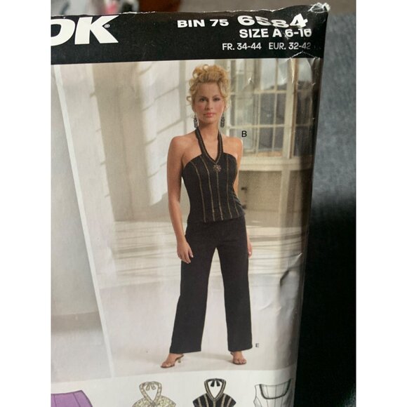 New Look Misses Skirt Pants Top Sewing Pattern sz 6-16 6584 - uncut - Picture 2 of 3